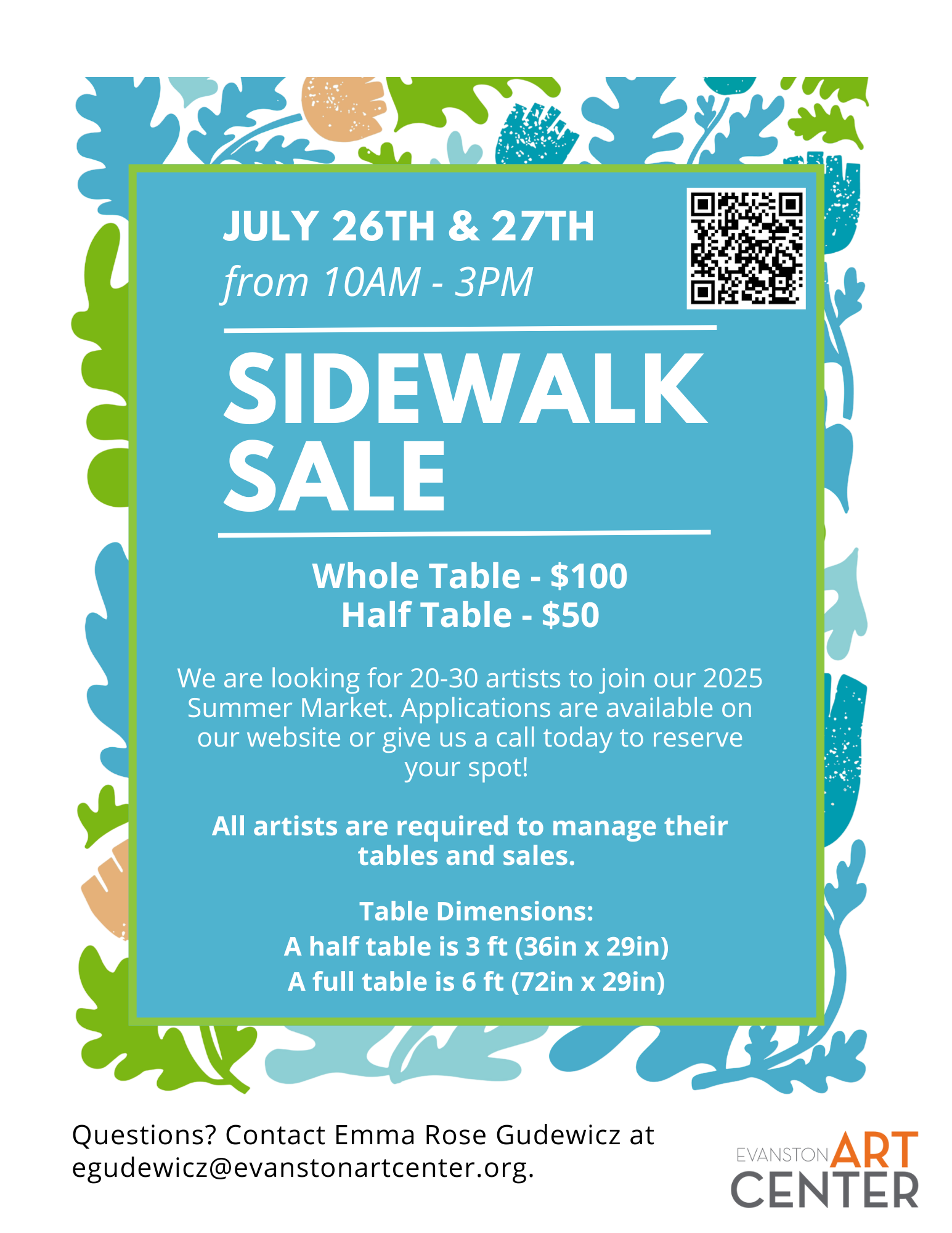 2025 Sidewalk Sale