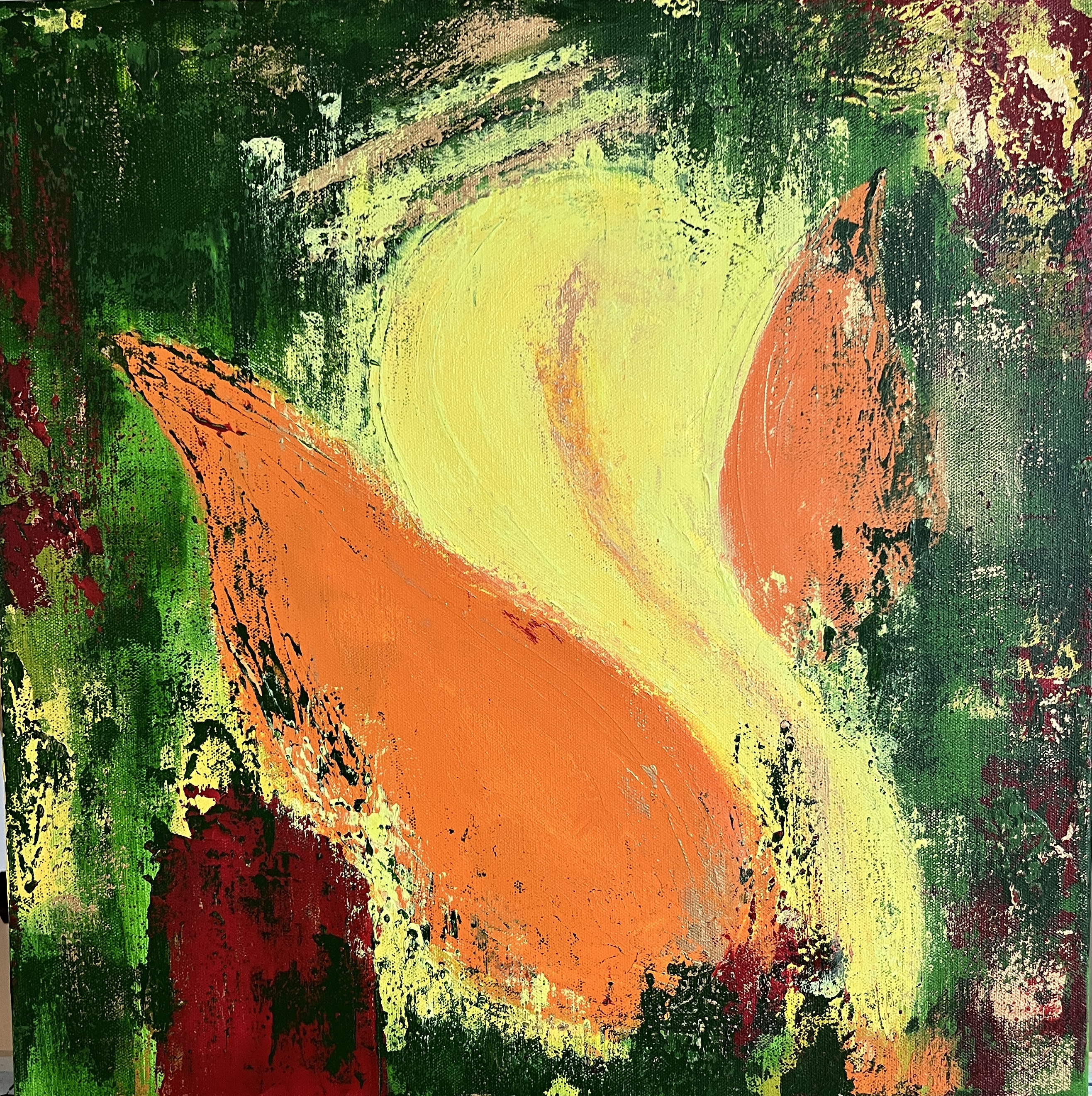 abstract painting by Rina Akolawala