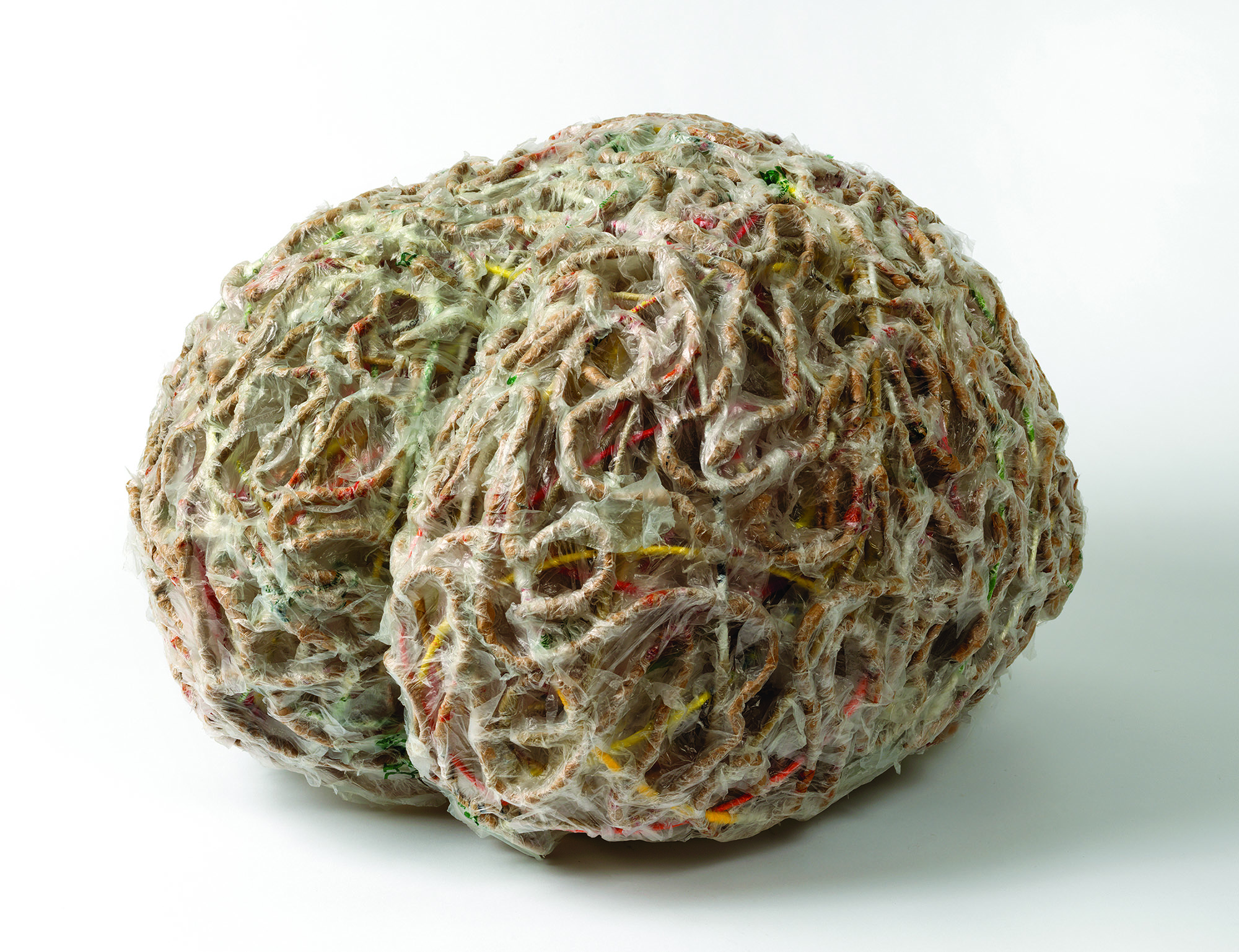 Toby Zallman mixed media sculpture, "Brain Coral"