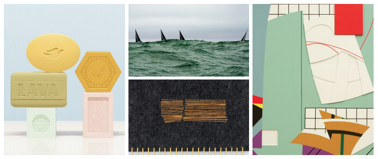 Four images of Biennial artwork