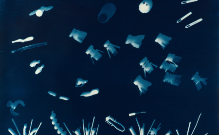Artwork Pictured: Ryan Zoghlin, Lacus Plasticus #36 (detail), 2019