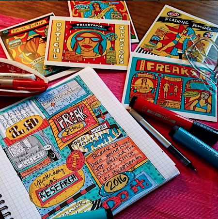 multiple illustrations